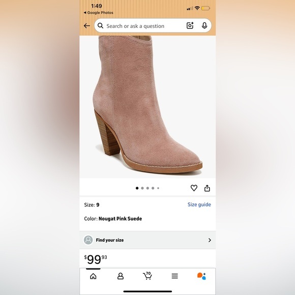 Zodiac Shoes - Nougat Pink Suede Women's Boots